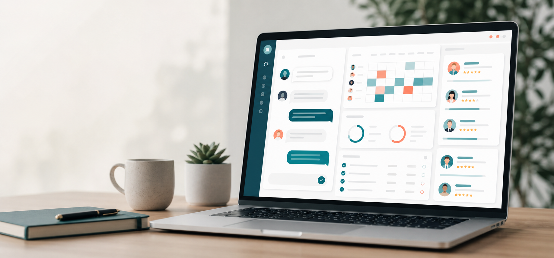 Chat and CRM qualification dashboard